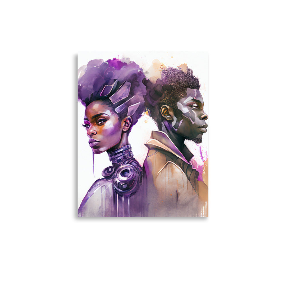 Afrofuturism: Air Clan purple