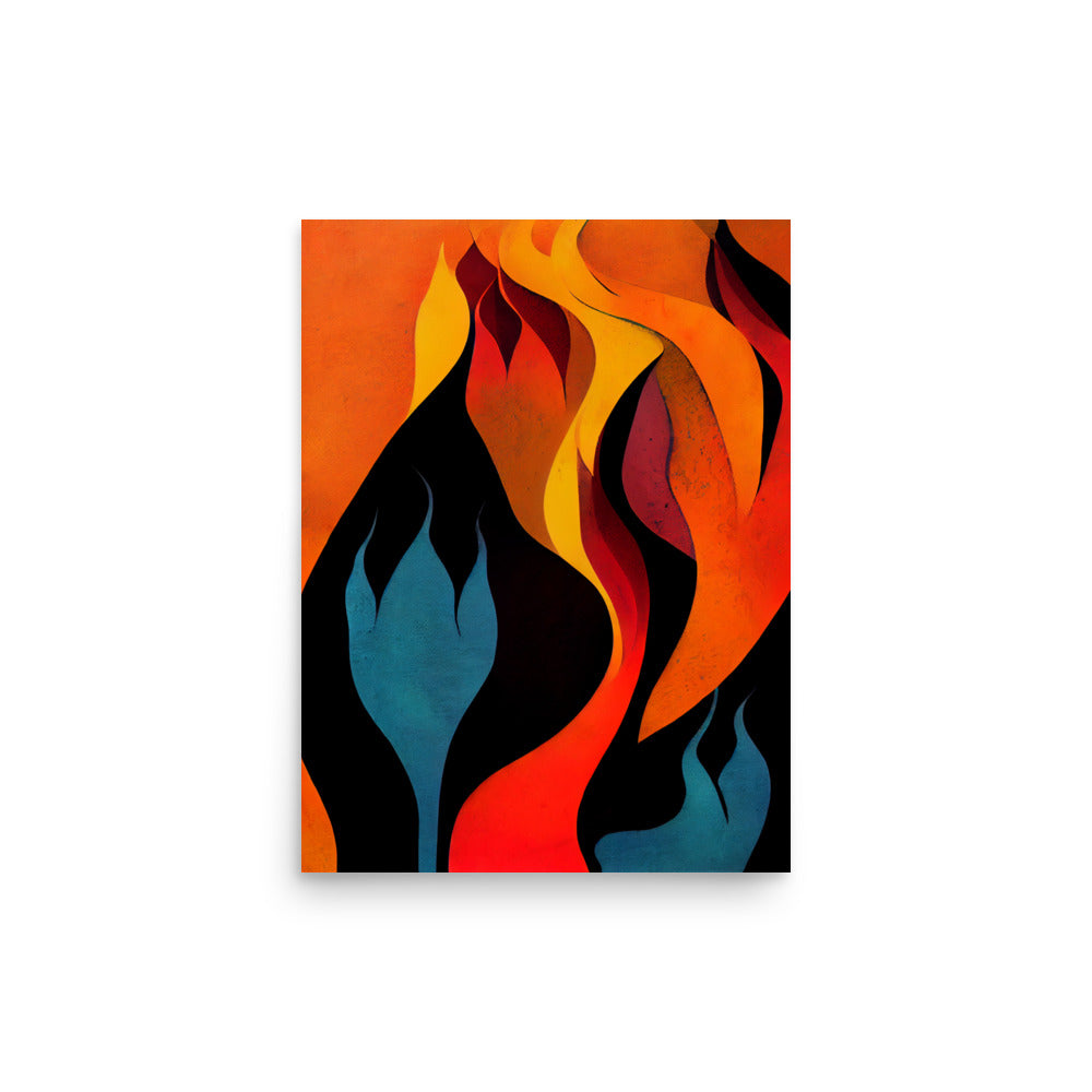 Ethnic Print: Fire abstract