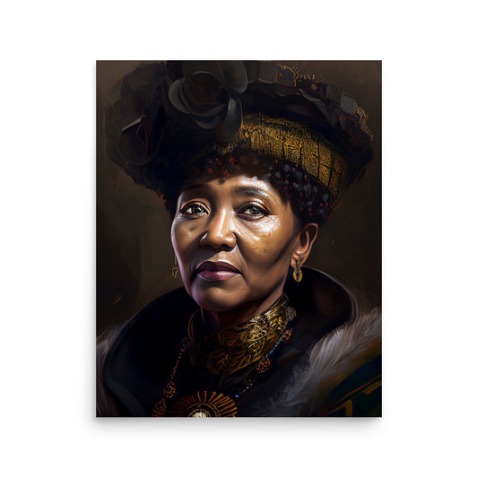 Society: Winnie Mandela portrait concept