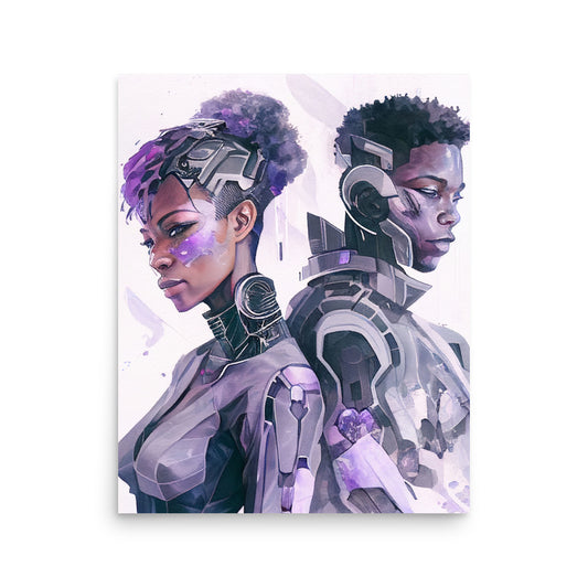 Afrofuturism: Air Clan purple