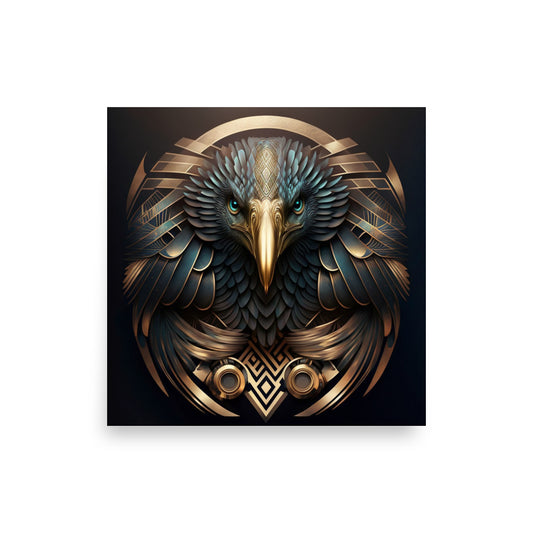 Wildlife: Art deco Eagle