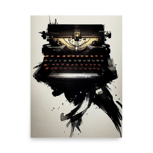 OG TYPEWRITER: Art poster