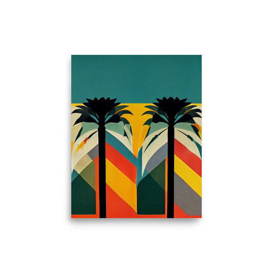 Ethnic Print: Palm Trees