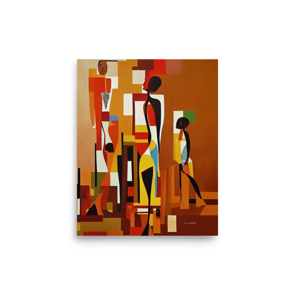 Ethnic Print: Modern African abstract art