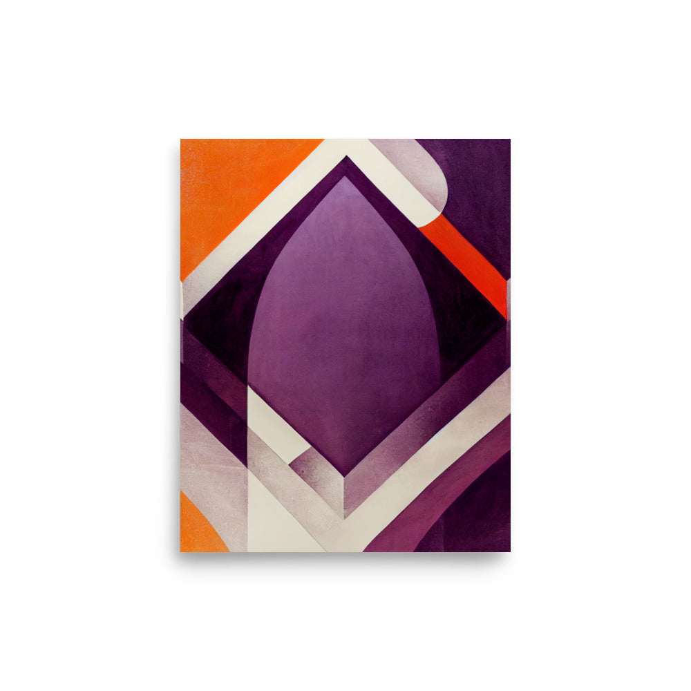 Ethnic Design: Purple Palaquin art deco