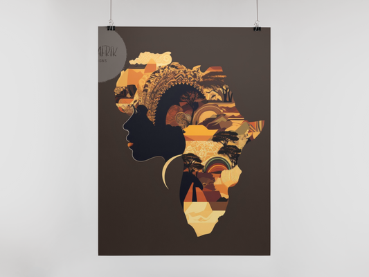 'Abundance' African ethnic design concept: Art Poster