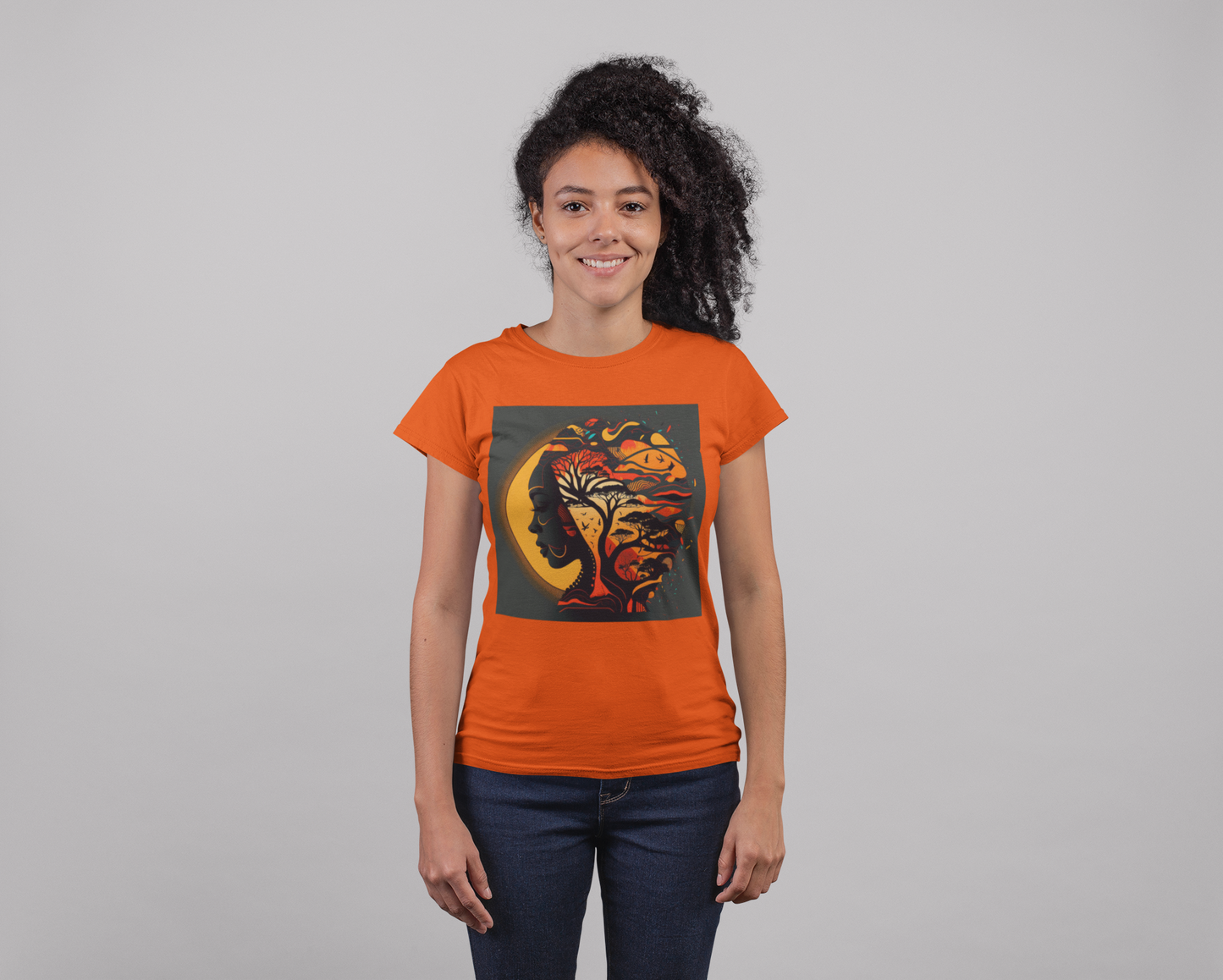 'Afri-Poetess' African design concept : Unisex Staple T-Shirt
