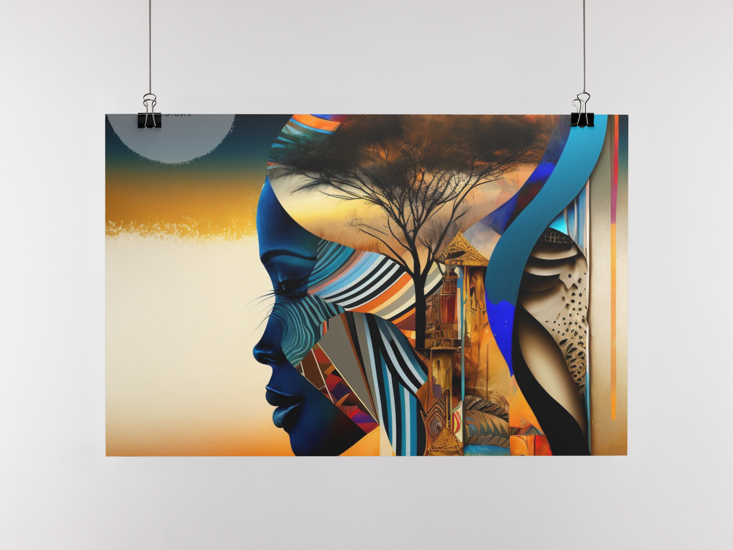 'Afro-dreaming' African ethnic design concept: Art Poster