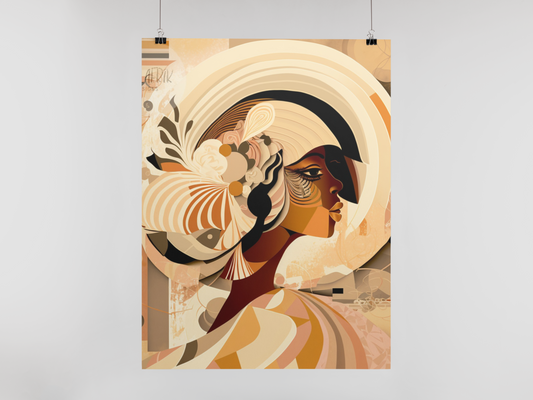 'Enchantment' African ethnic design concept: Art Poster