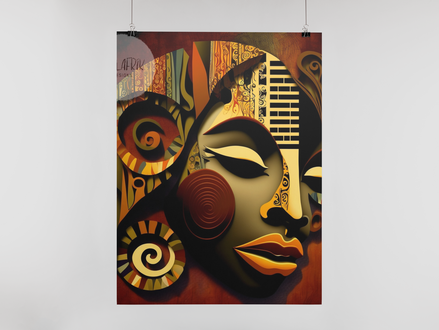 'Melody' African ethnic design concept: Art Poster