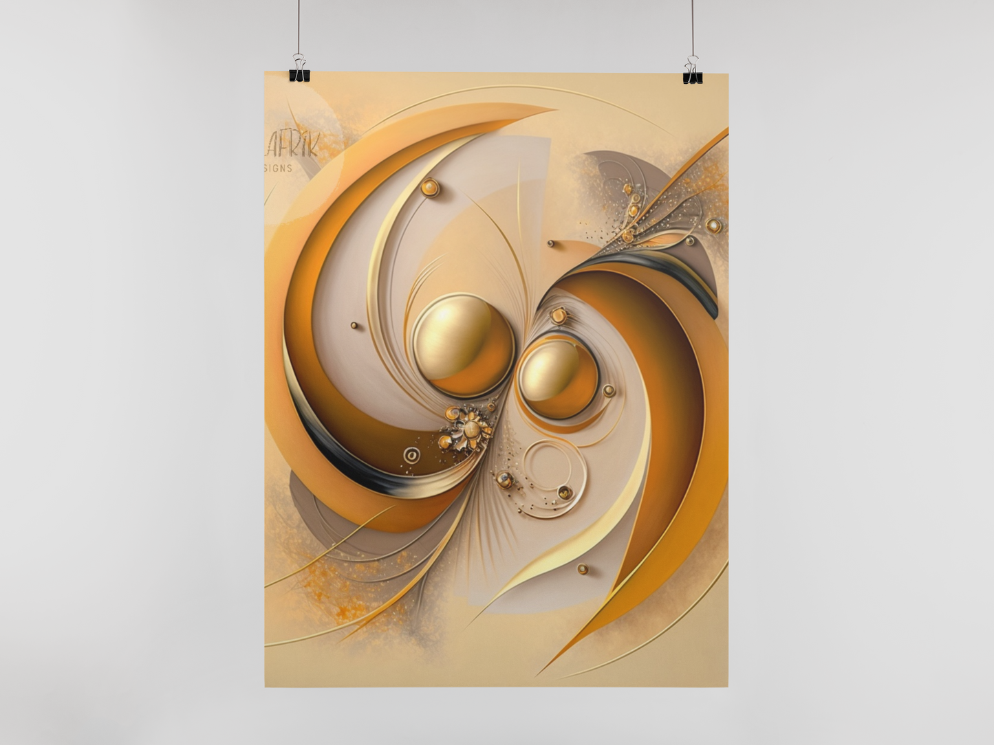 'Pearl-fection' African ethnic design concept: Art Poster
