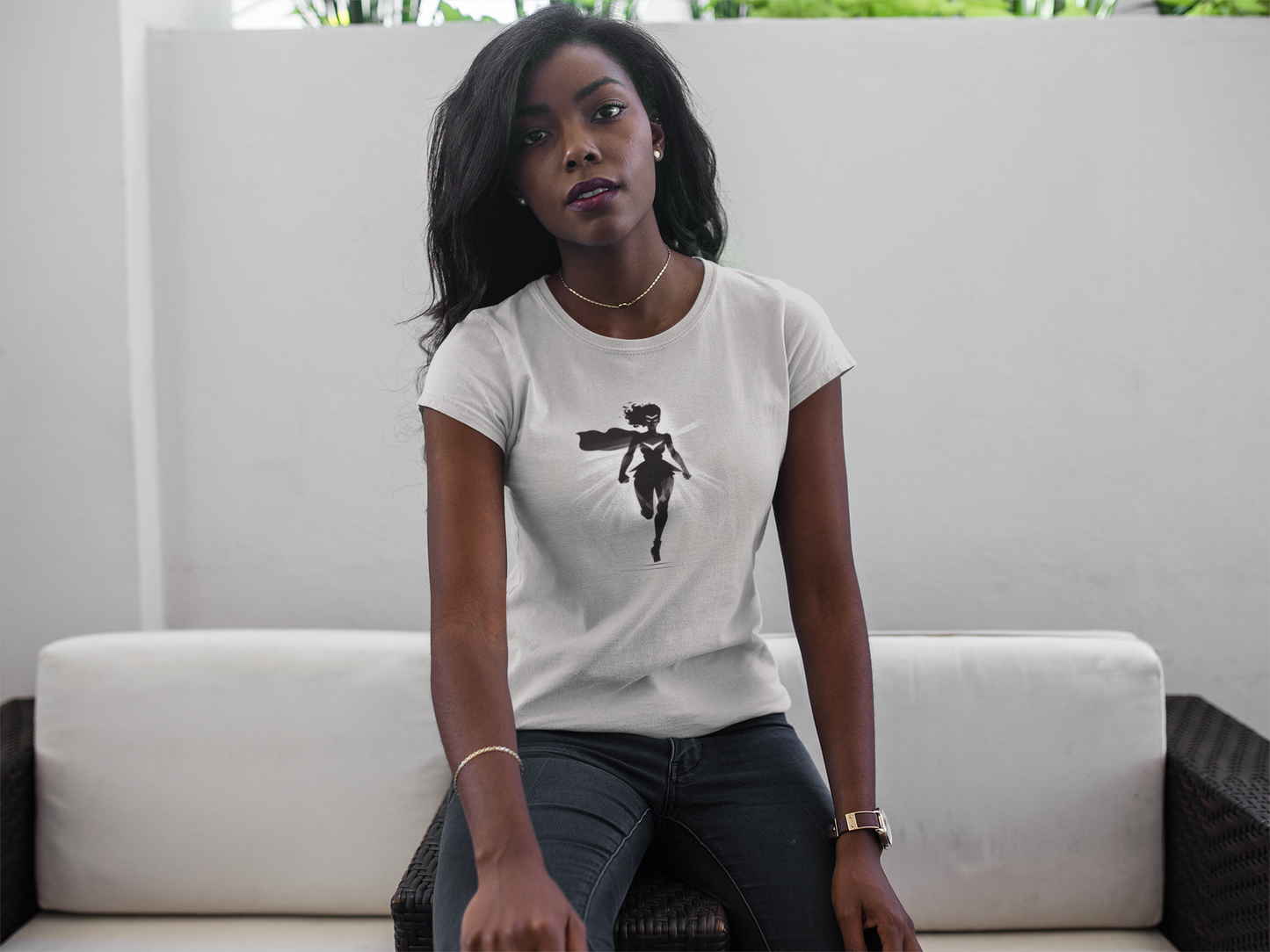 'She-ro' African design concept : Unisex Staple T-Shirt