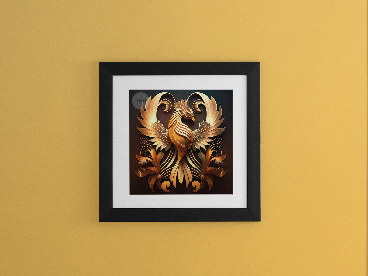 Ethnic Design: Golden Phoenix