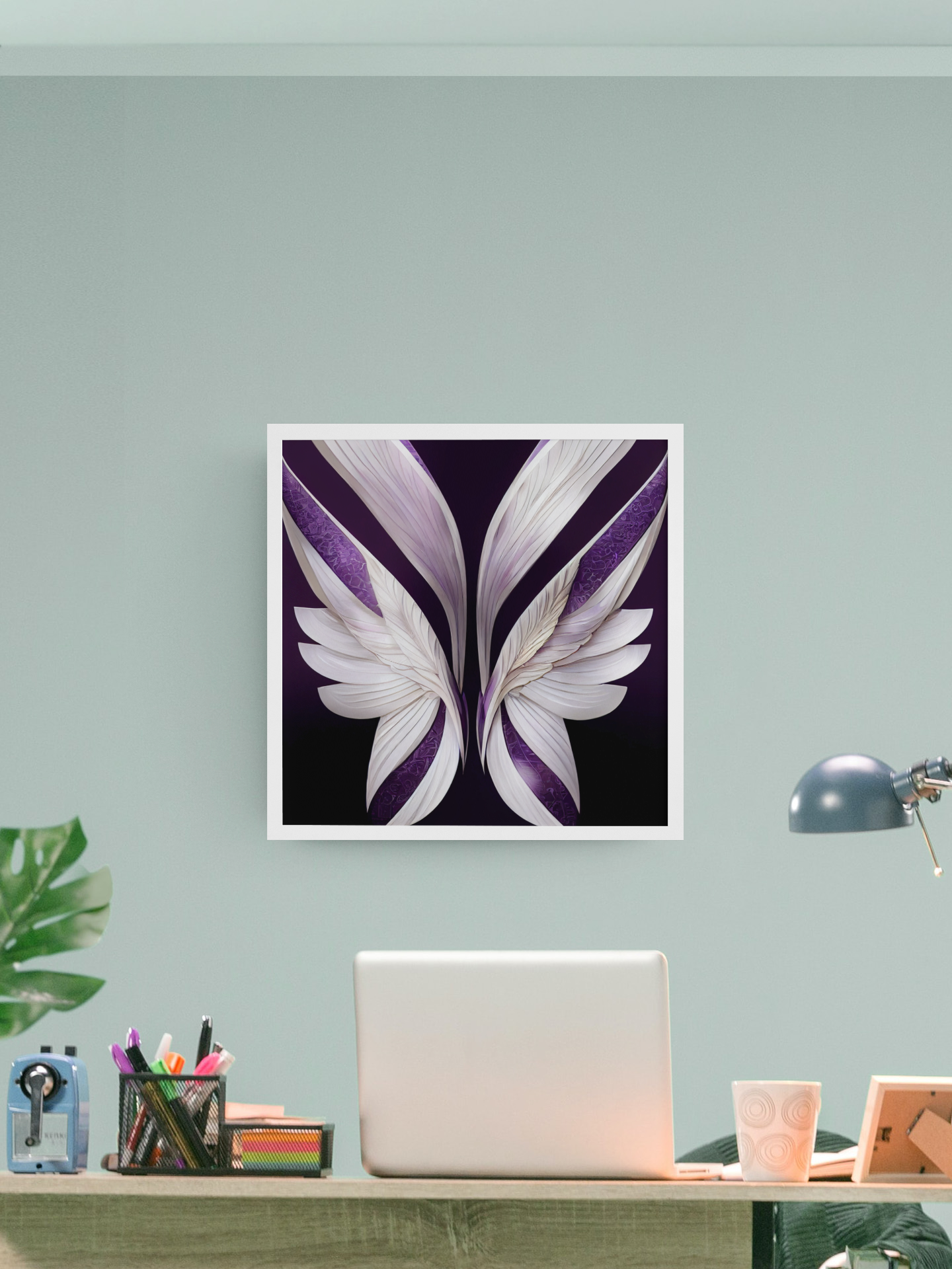 Ethnic Print: Purple Wings