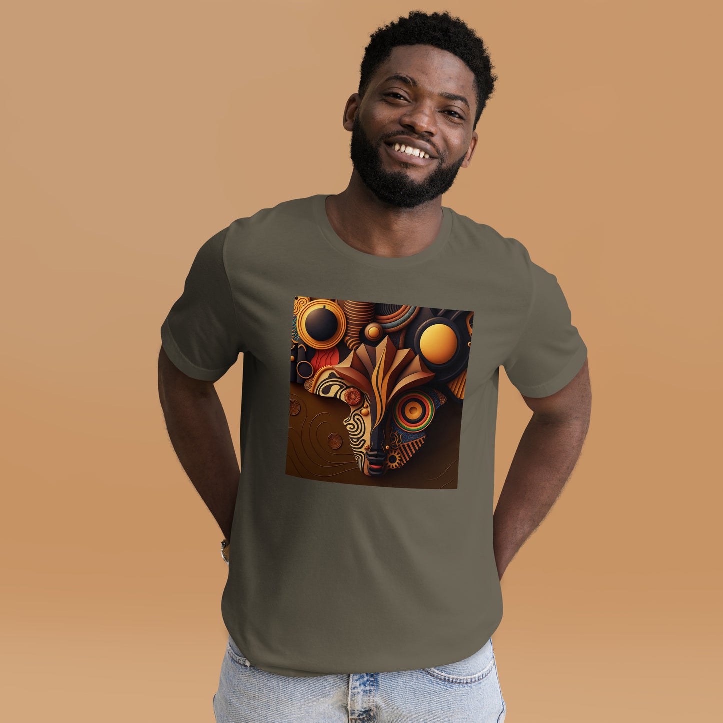 'Savor Africa' design concept: Unisex Staple T-Shirt | Bella + Canvas 3001
