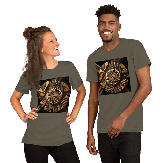 "AfroTiming' design concept: Unisex Staple T-Shirt | Bella + Canvas 3001