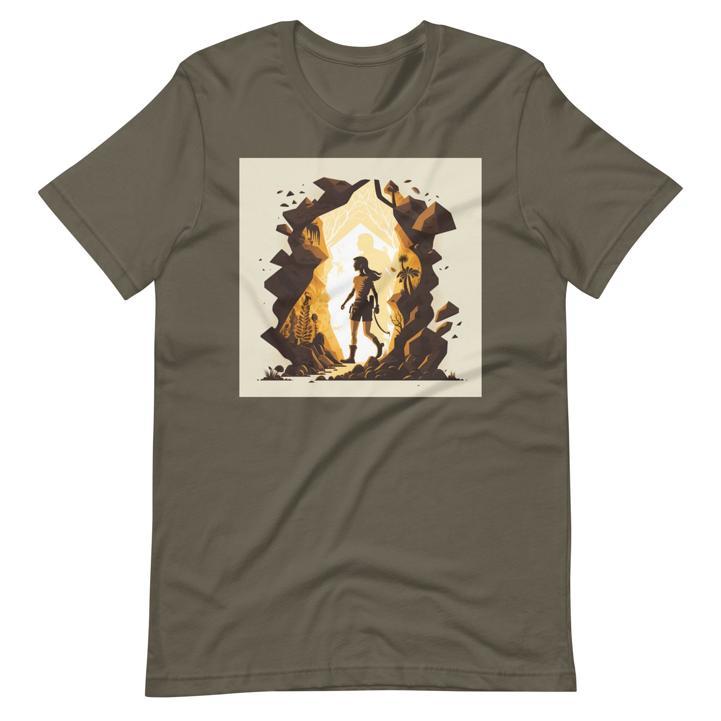 'Adventure Girl': Unisex Staple T-Shirt | Bella + Canvas 3001