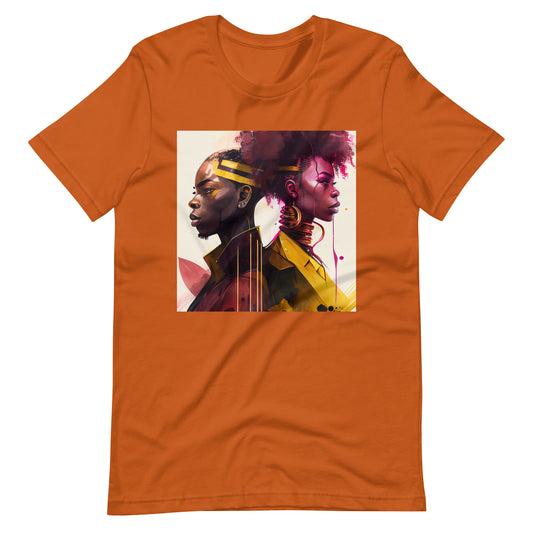 'Afro-Ret-ro' African design concept : Unisex Staple T-Shirt