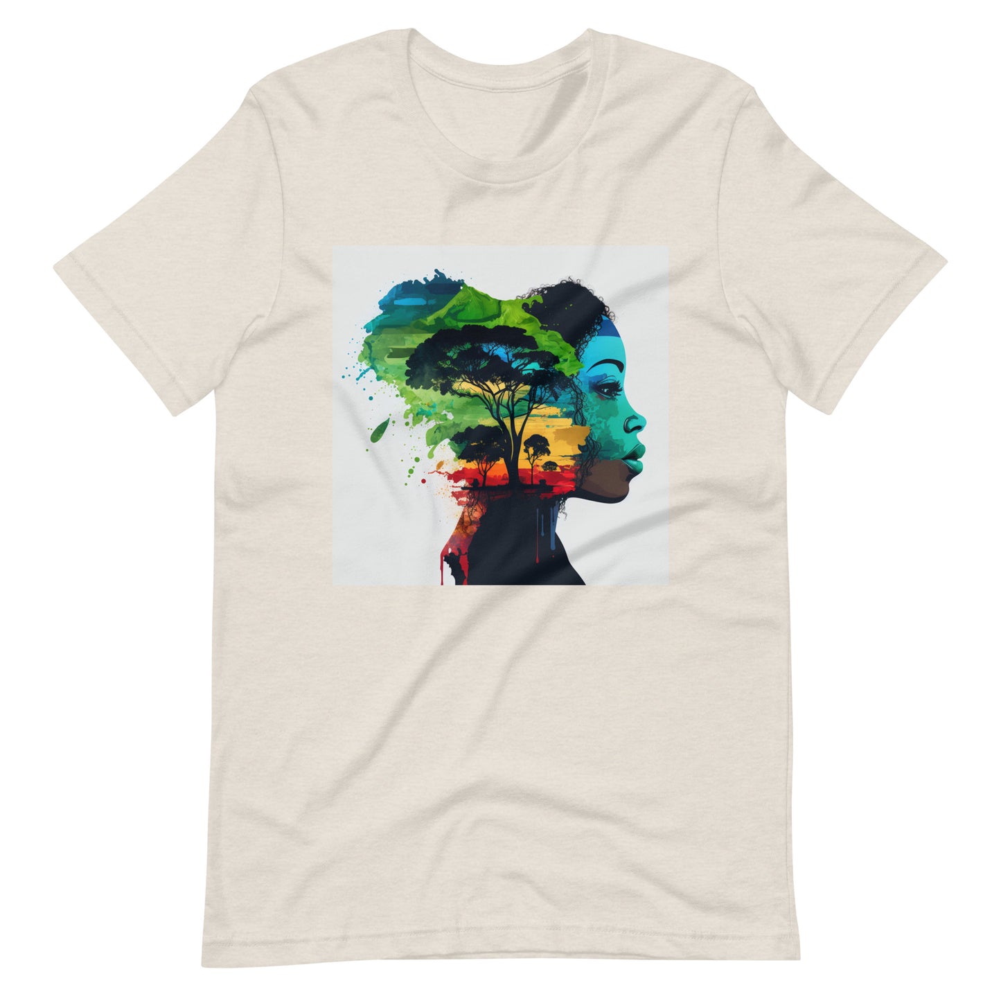 'Green-Victor' African design concept : Unisex Staple T-Shirt