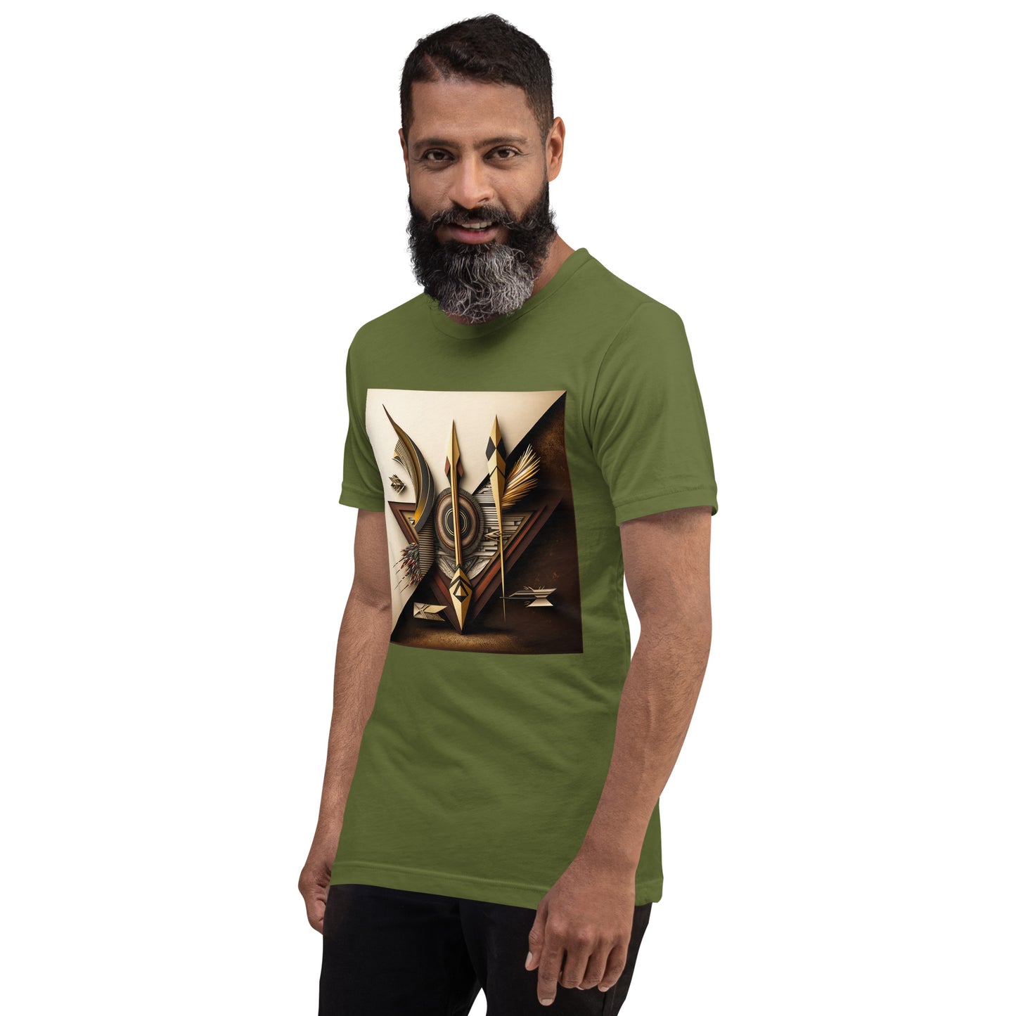 'Quills are Arrows' African design concept: Unisex Staple T-Shirt | Bella + Canvas 3001