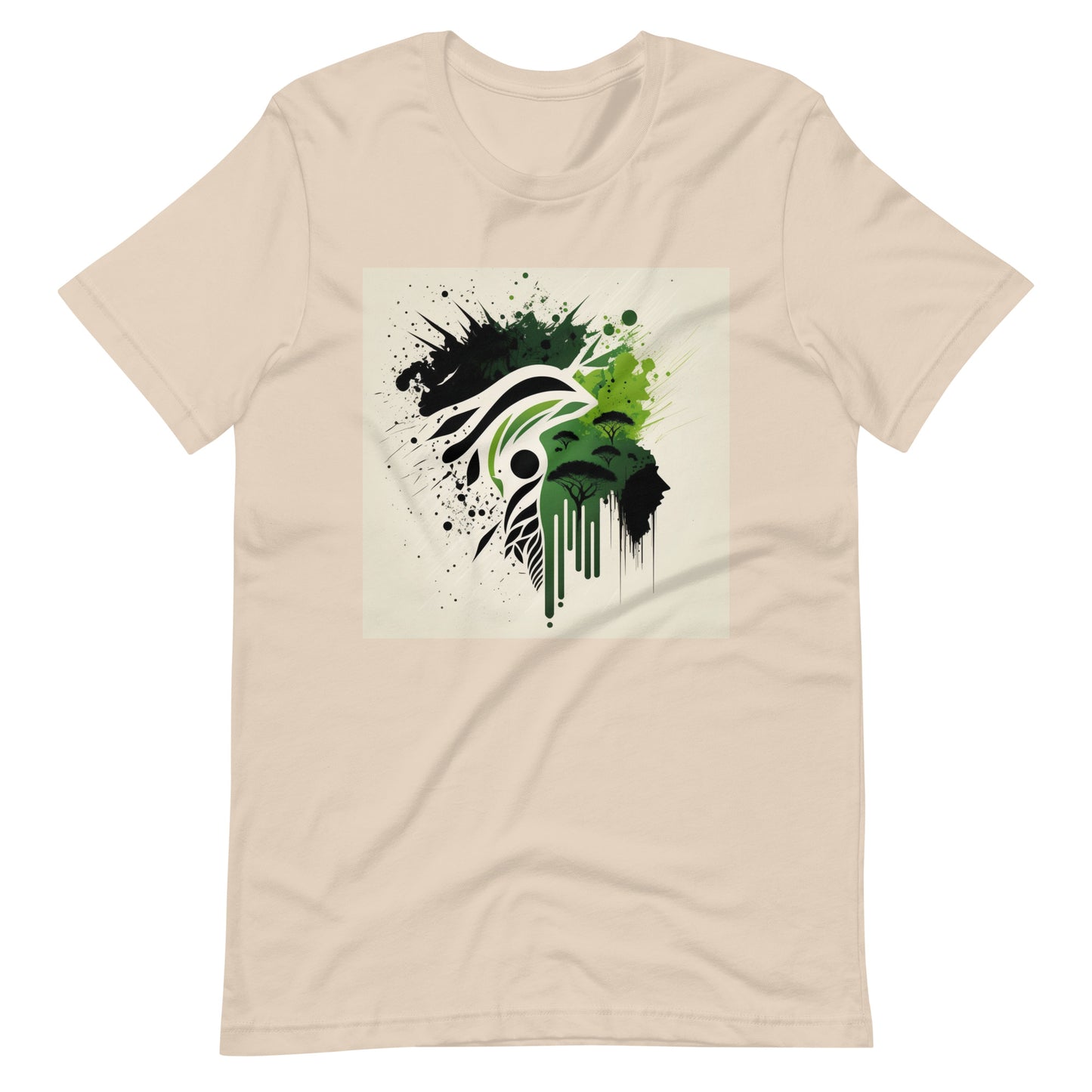 'Green-land' African design concept : Unisex Staple T-Shirt