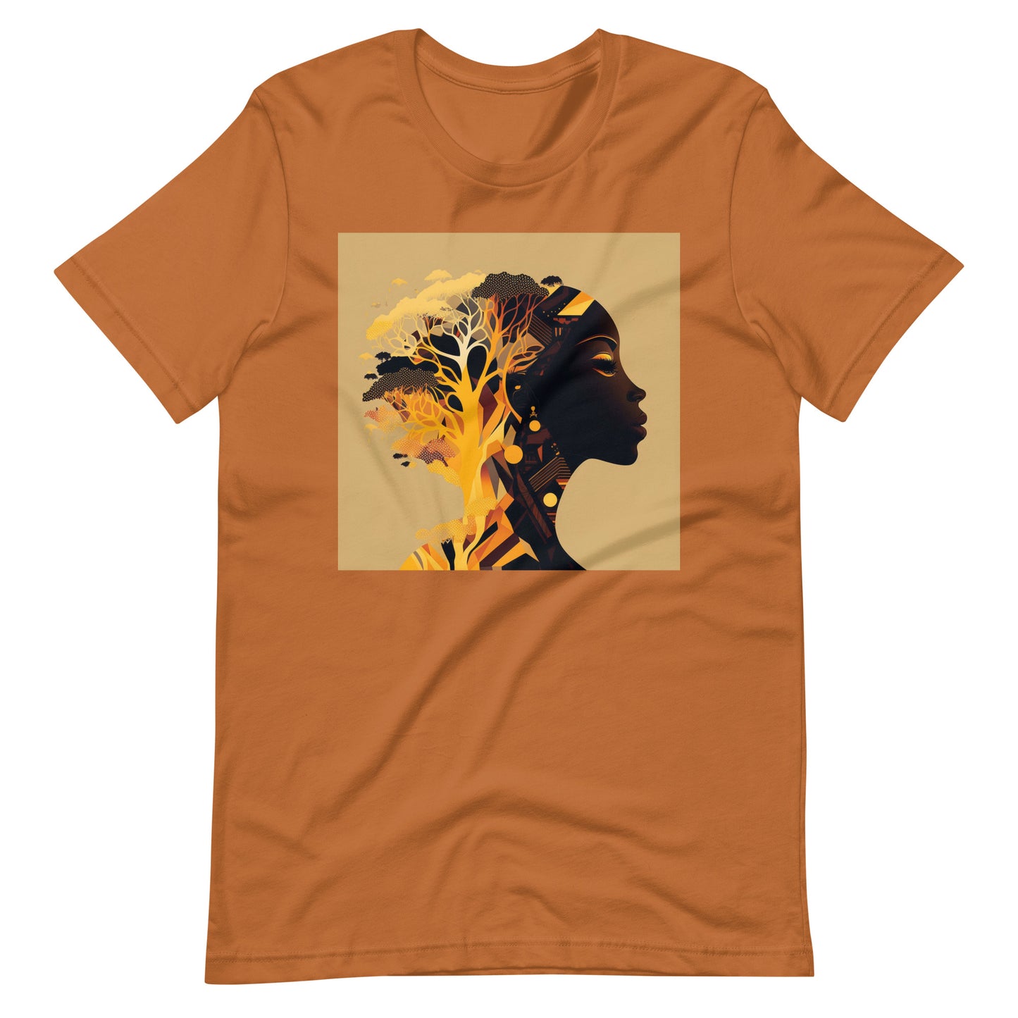 'Girl Afrika' design concept : Unisex Staple T-Shirt