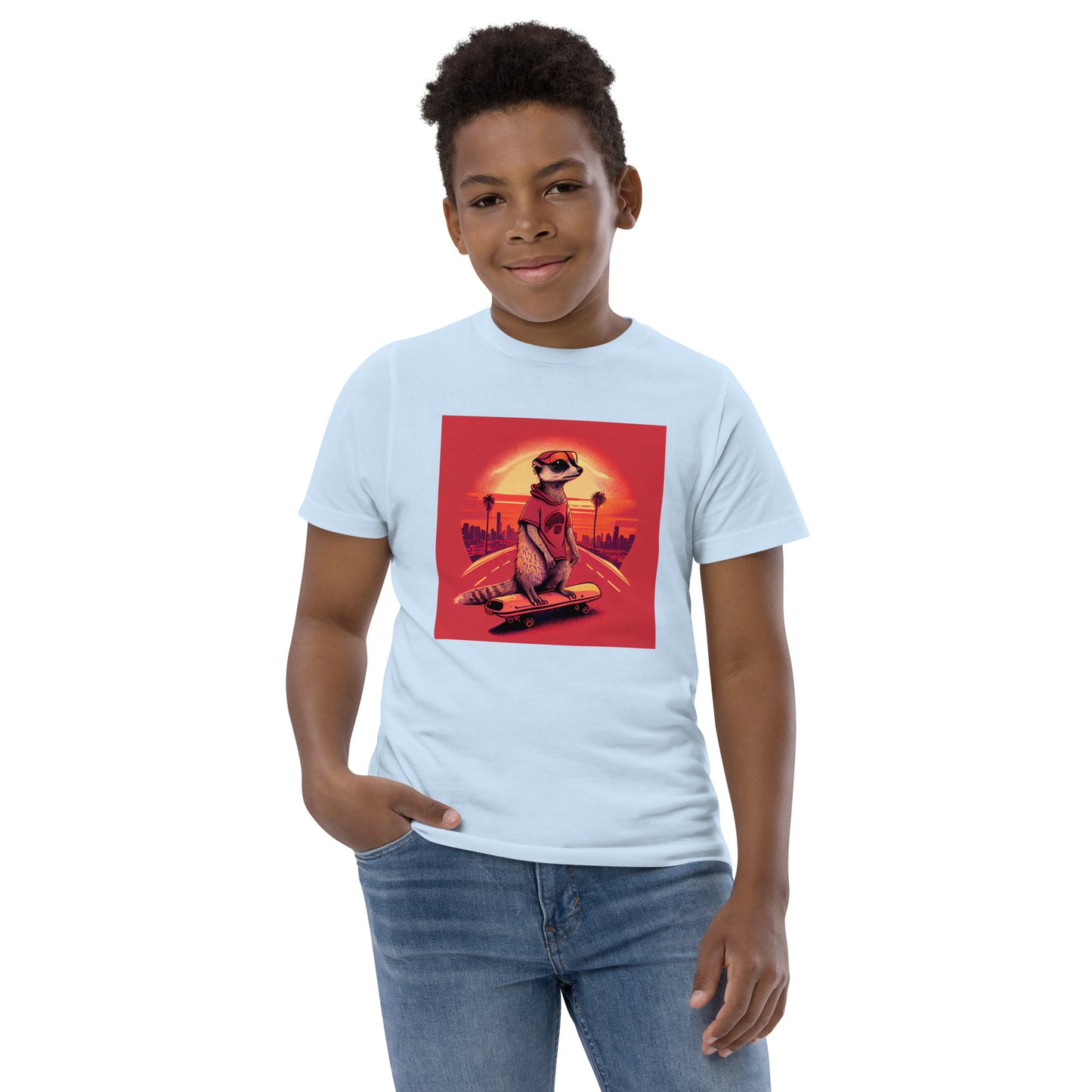 Tobi the Meerkat: Youth jersey t-shirt