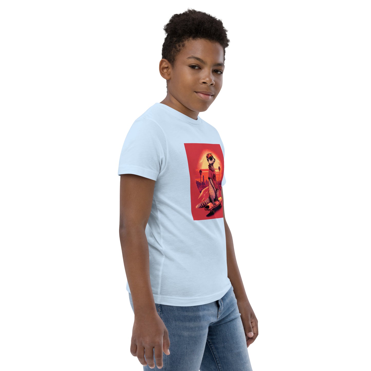 Tobi the Meerkat: Youth jersey t-shirt