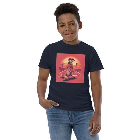 Tobi the Meerkat: Youth jersey t-shirt